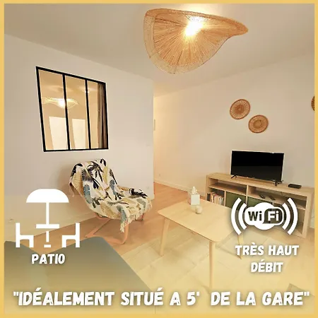 T2 Confort - Proche Gare - Patio